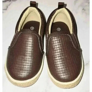 Koala Kids Toddler Boys Size 5 Brown Slip On Shoes